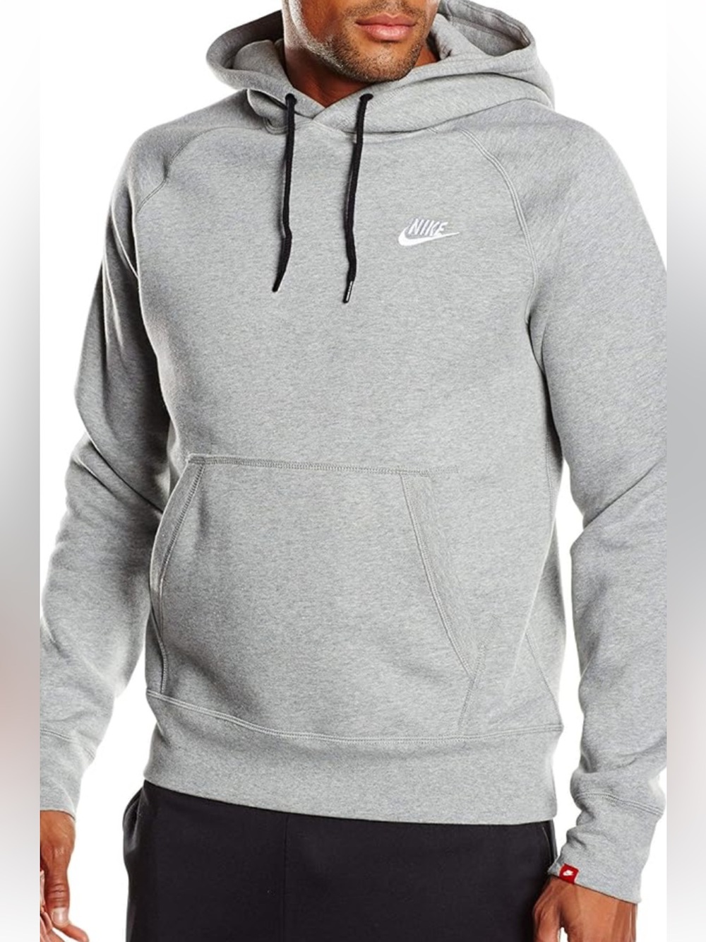 Nike Grey Heather Pullover Hoodie
